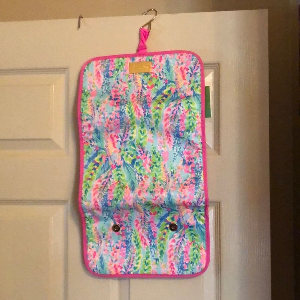 Lilly Pulitzer cosmetic travel hanging bag